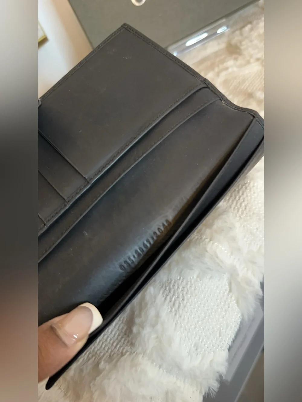 Gucci Black Leather Flap Wallet with Silver Hardware - Picture 9 of 9